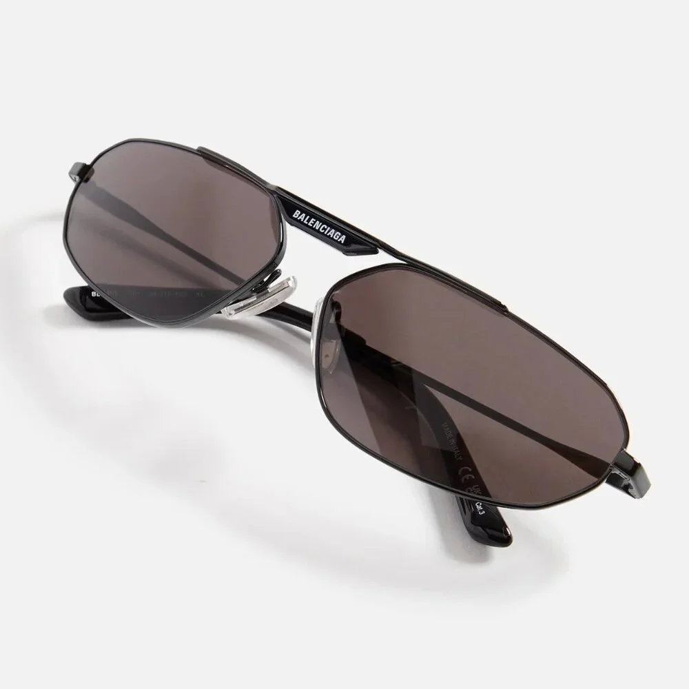 NEW BALENCIAGA SUNGLASSES GRAY WOMEN EYEWEAR